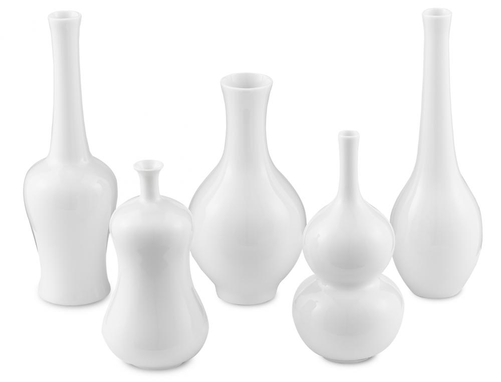 Imperial White Small Vase Set