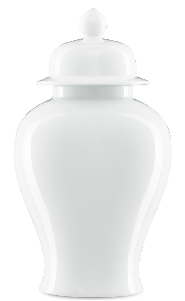 Imperial White Medium Ginger Jar
