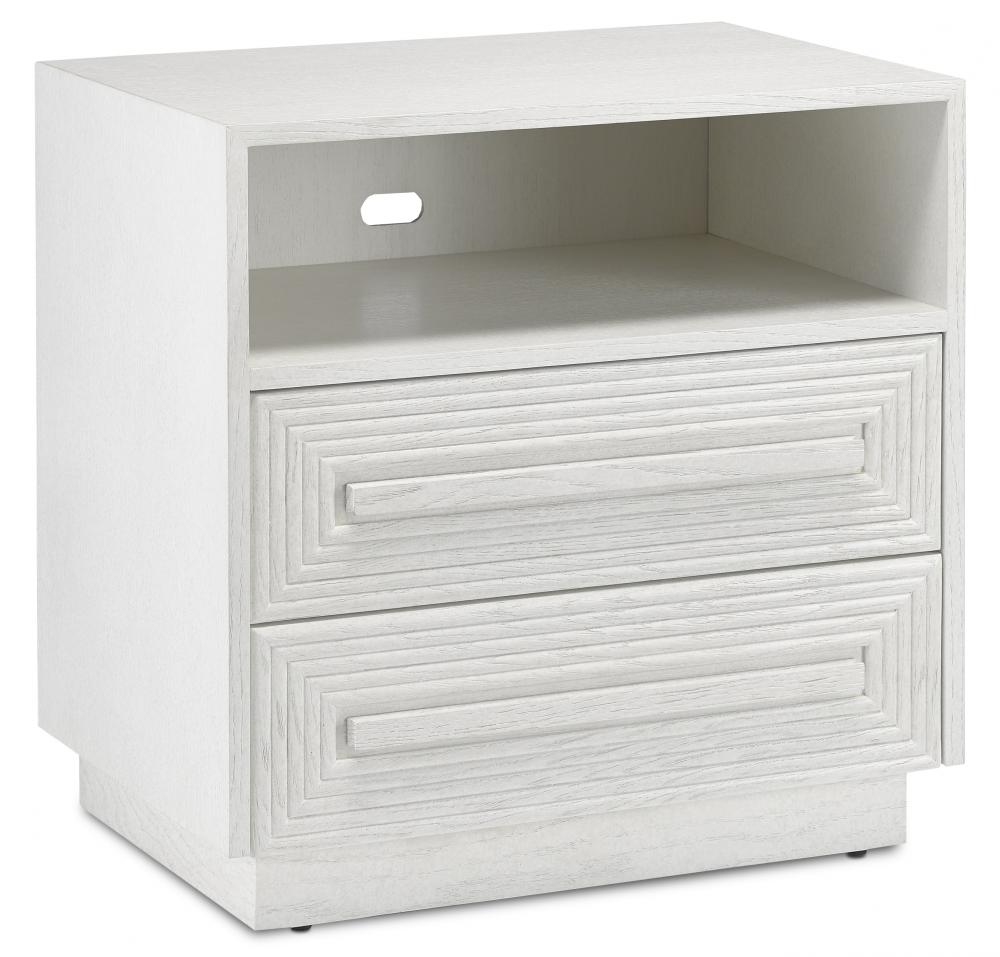 Morombe White Nightstand