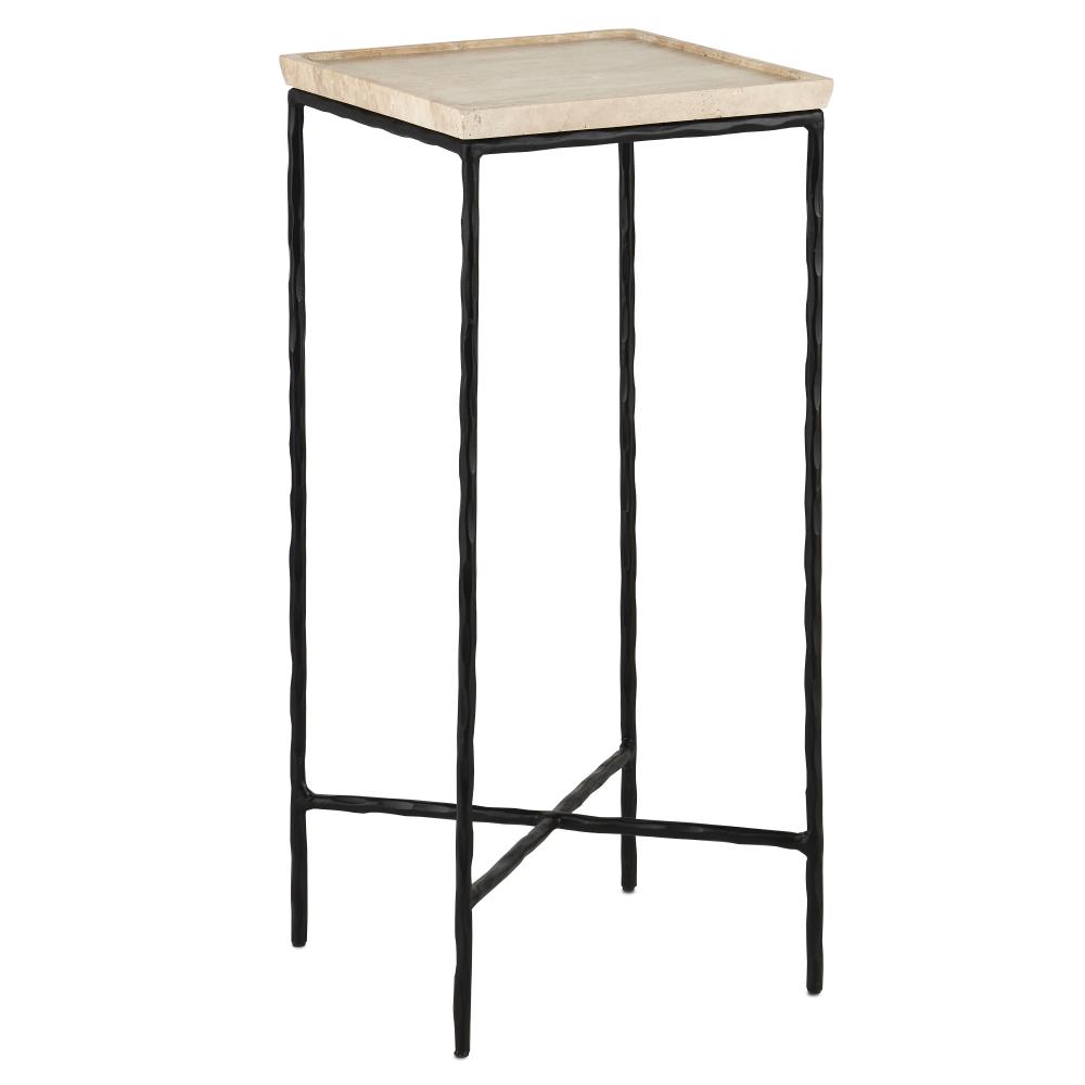 Boyles Travertine Accent Table