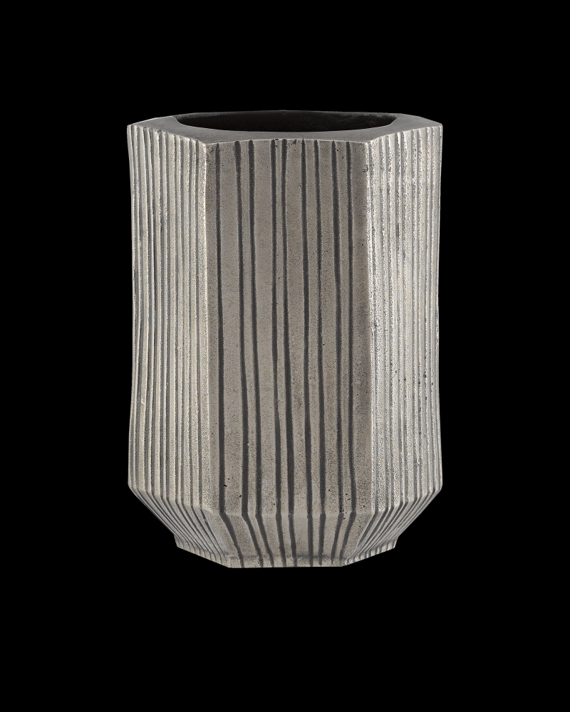 Bavi Large Silver Vase