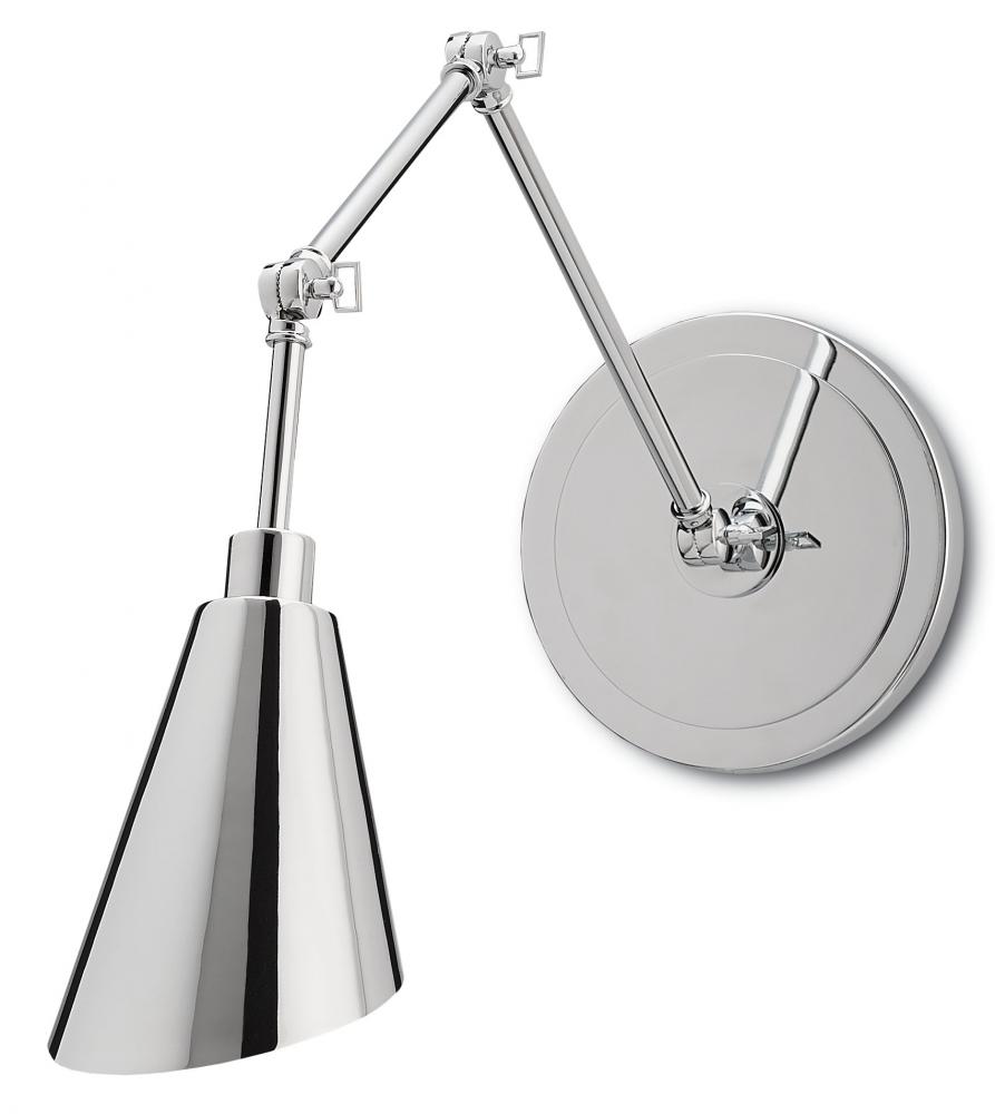 Garamond Nickel Wall Sconce
