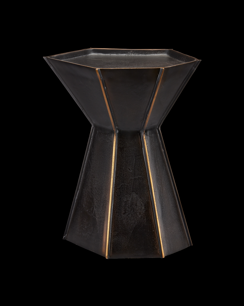 Merola Black Accent Table