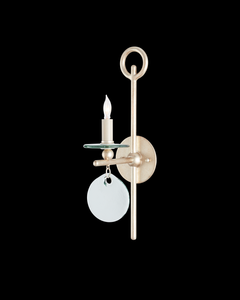 Sethos Silver Wall Sconce