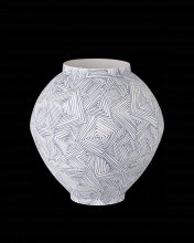 Currey 1200-0867 - Blue Zag Medium Vase