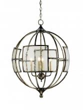 Currey 9750 - Broxton Bronze Orb Chandelier